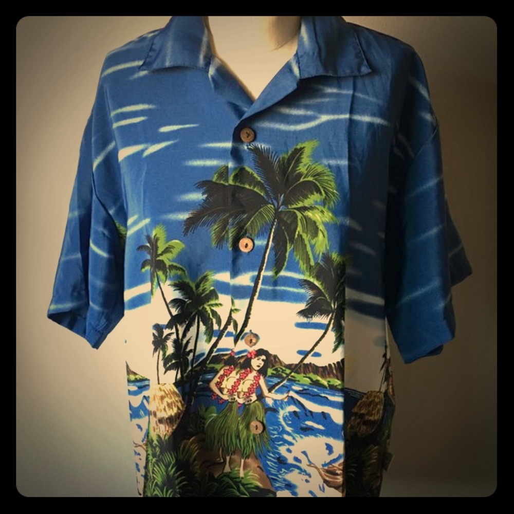 Vintage Uluwatu Hawaiian Shirt